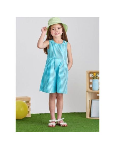 Patron Simplicity S9617.K5 - Combinaison, Barboteuse et Robe pour enfants et filles