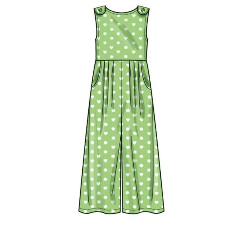 Patron Simplicity S9617.HH - Combinaison, Barboteuse et Robe pour enfants et filles