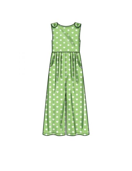 Patron Simplicity S9617.HH - Combinaison, Barboteuse et Robe pour enfants et filles