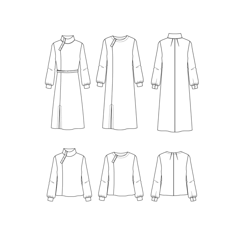 Patron Maison Fauve - Robe, blouse Soliflore