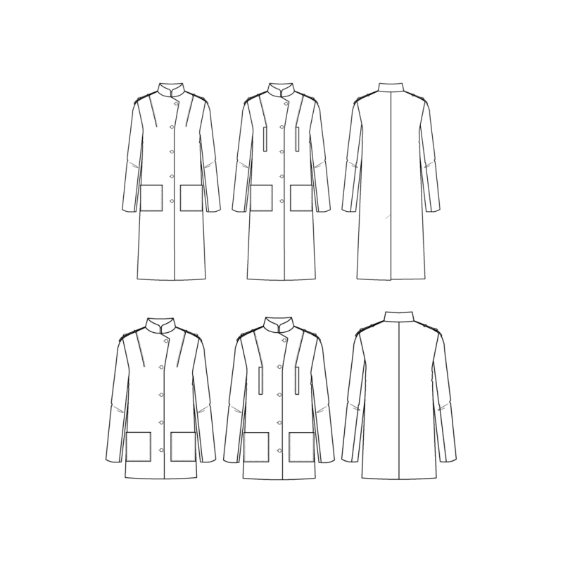 Patron Maison Fauve - Manteau Tigris