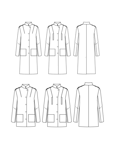 Patron Maison Fauve - Manteau Tigris