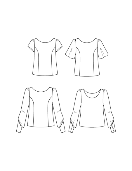 Patron Maison Fauve - blouse Cicadella