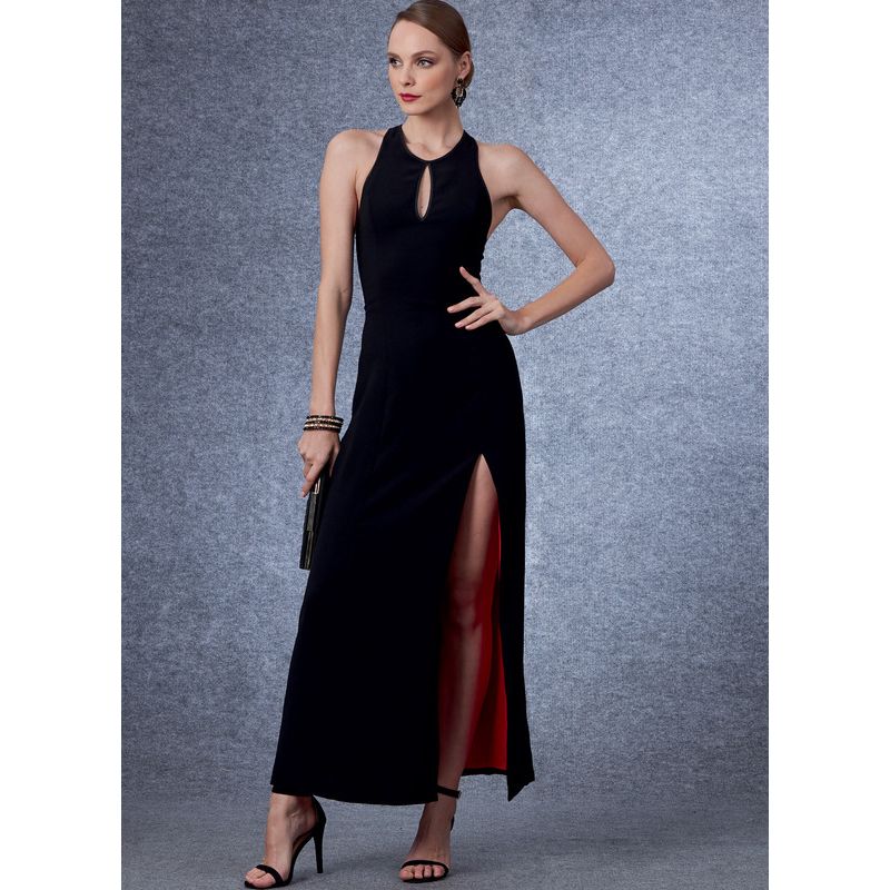 Patron Vogue 1692 B5 - Robe bande contrastante