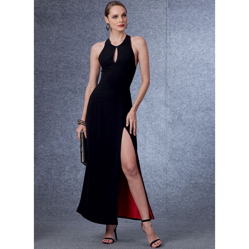 Patron Vogue 1692 B5 - Robe bande contrastante