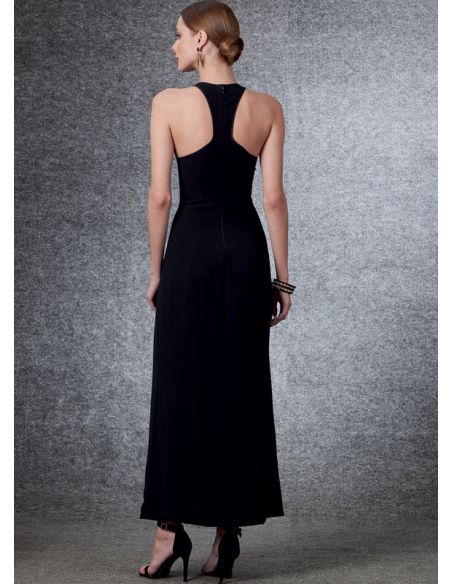 Patron Vogue 1692 B5 - Robe bande contrastante