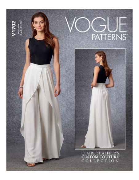 Patron Vogue 1702 R5 - Pantalon semi-ajusté