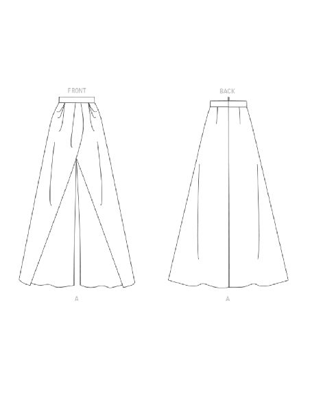 Patron Vogue 1702 R5 - Pantalon semi-ajusté