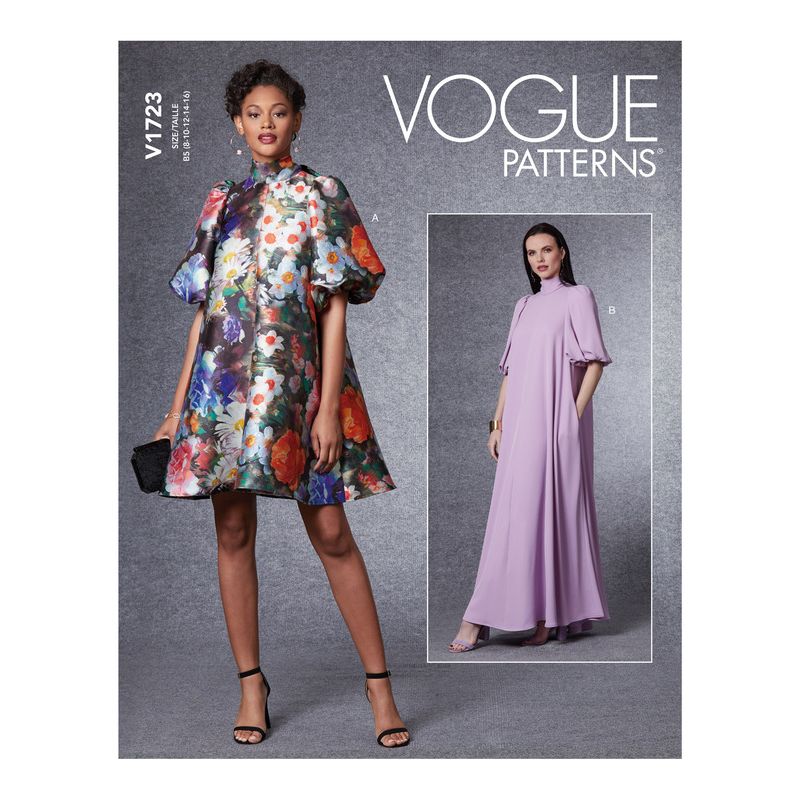 Patron Vogue 1723 F5 - Robe très ample