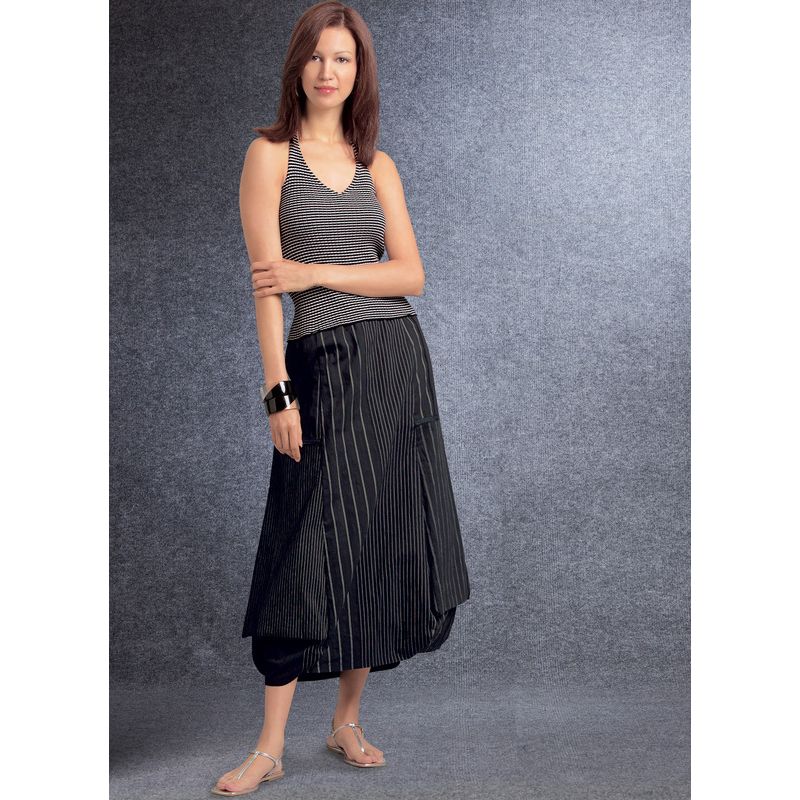 Patron Vogue 1731 EE - Jupe pantalon élastique