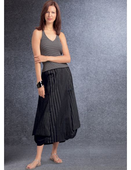 Patron Vogue 1731 EE - Jupe pantalon élastique