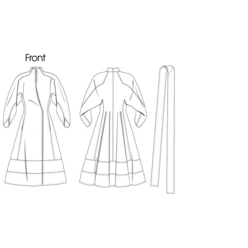 Patron Vogue 1239 AA - Robe ajustée doublée avec ceinture