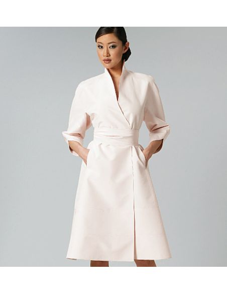Patron Vogue 1239 AA - Robe ajustée doublée avec ceinture