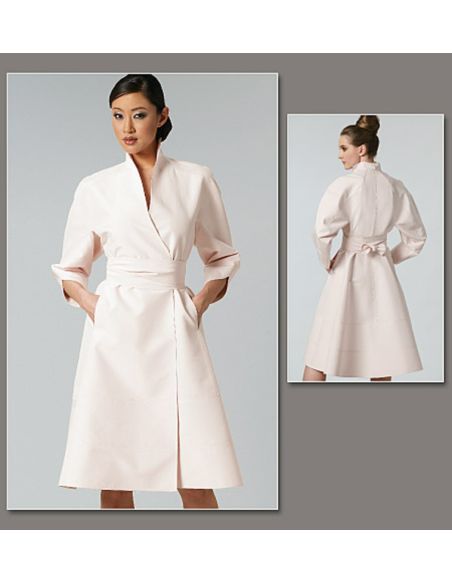 Patron Vogue 1239 EE - Robe ajustée doublée avec ceinture