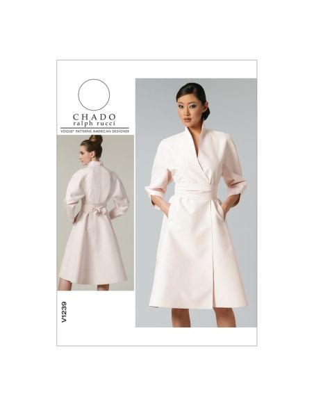 Patron Vogue 1239 EE - Robe ajustée doublée avec ceinture