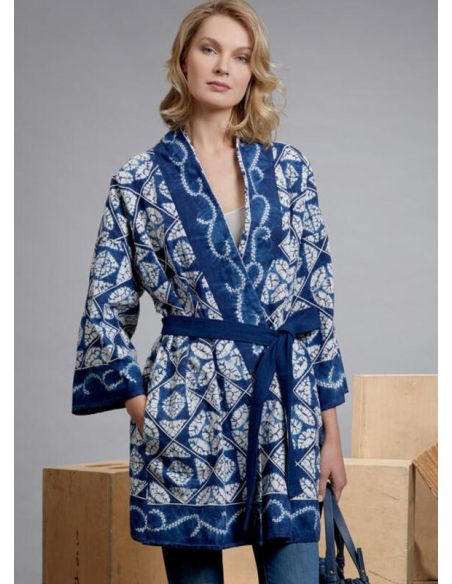 Patron Vogue 1610 OSZ - Kimono avec ceinture