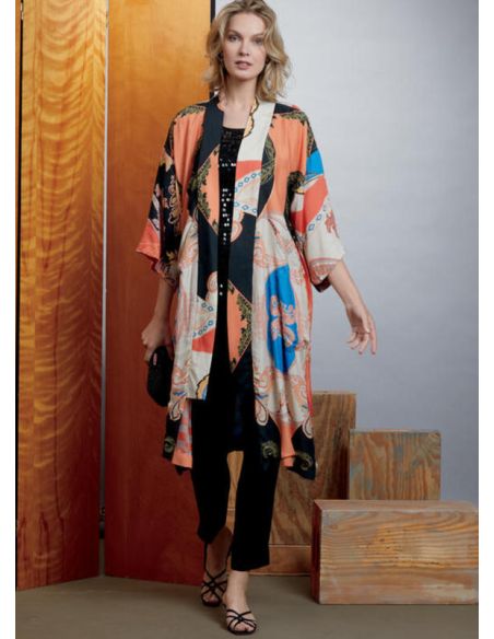 Patron Vogue 1610 OSZ - Kimono avec ceinture