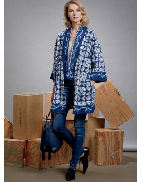 Patron Vogue 1610 OSZ - Kimono avec ceinture