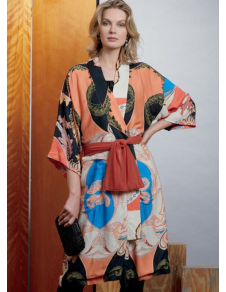 Patron Vogue 1610 OSZ - Kimono avec ceinture