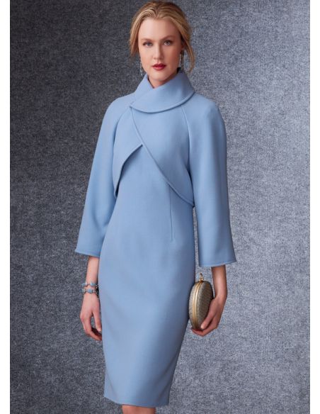 Patron Vogue 1736 A5 - Robe & veste ajustée