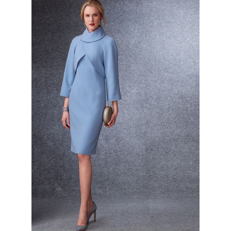 Patron Vogue 1736 A5 - Robe & veste ajustée