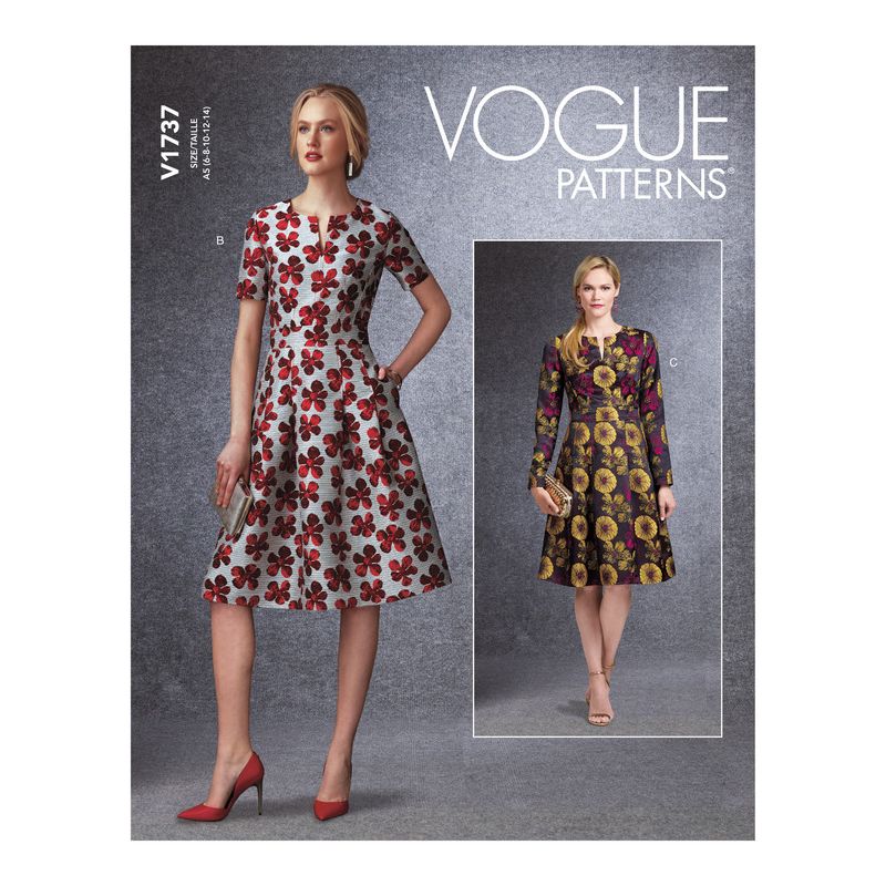 Patron Vogue 1737 E5 - Robe ajustée