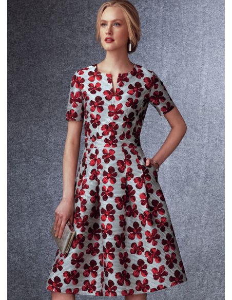 Patron Vogue 1737 E5 - Robe ajustée