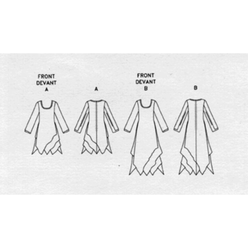 Patron Vogue 1737 A5 - Robe ajustée