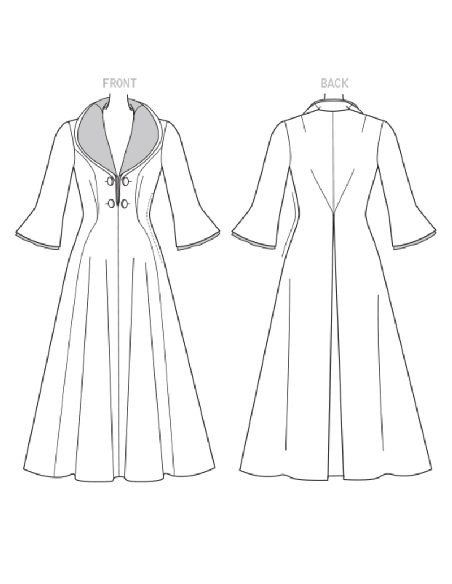 Patron Vogue 1738 E5 - Robe moulante