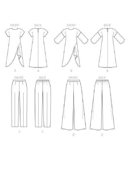 Patron Vogue 1739 Z - Tunique & pantalon