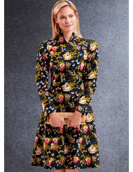 Patron Vogue 1741 A5 - Ensemble veste ajustée, robe, pantalon large et combinaison