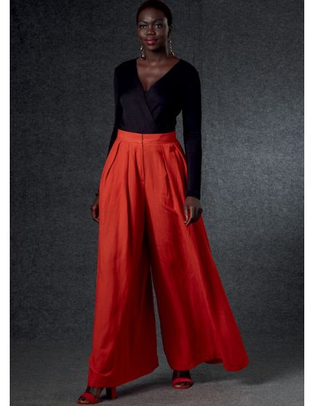 Patron Vogue 1772 A - Pantalon très ample