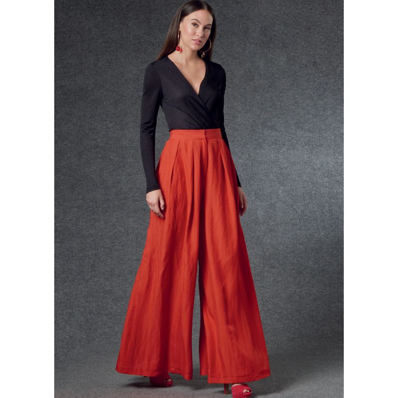 Patron Vogue 1772 A - Pantalon très ample
