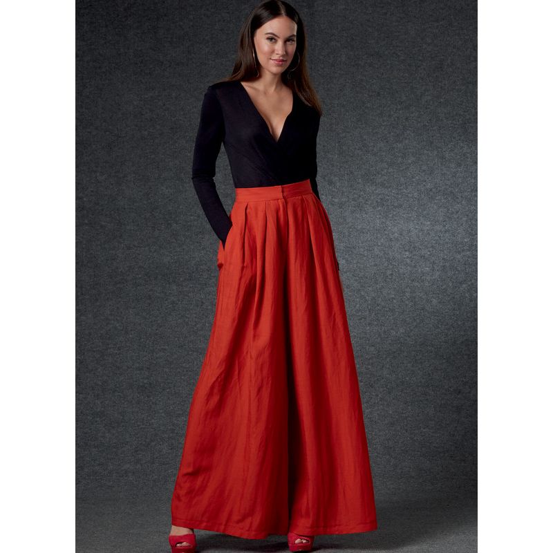 Patron Vogue 1772 A - Pantalon très ample