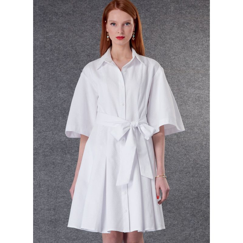 Patron Vogue 1783 B5 - Robe à devant boutonné et ceinture