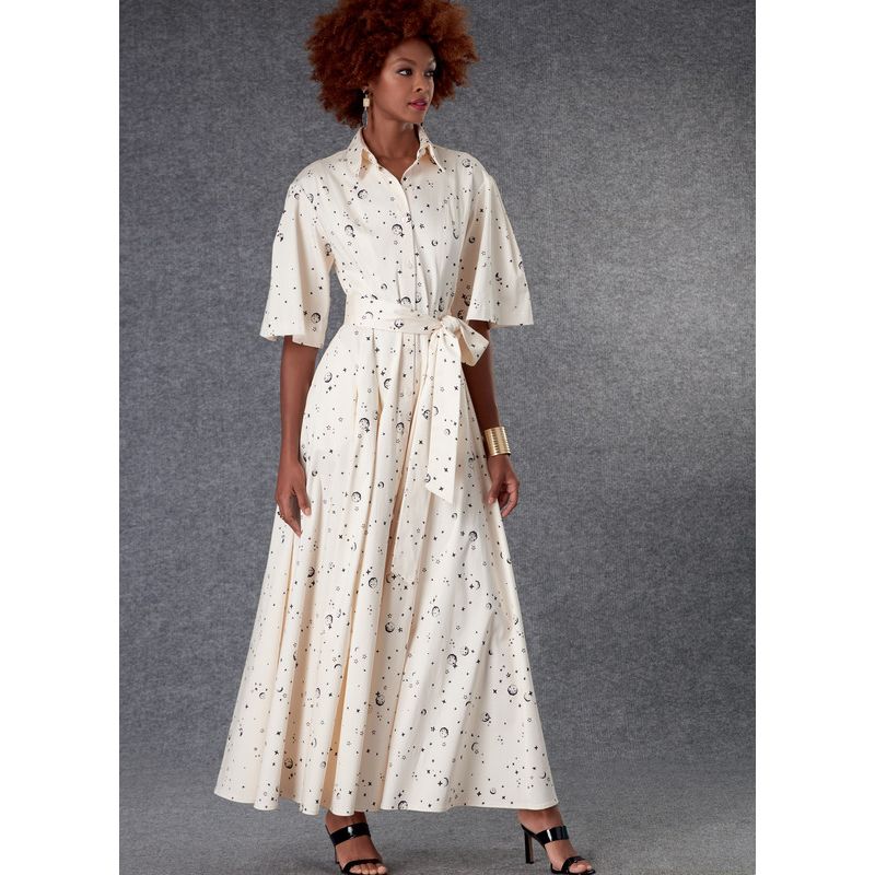 Patron Vogue 1783 B5 - Robe à devant boutonné et ceinture