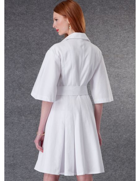 Patron Vogue 1783 B5 - Robe à devant boutonné et ceinture