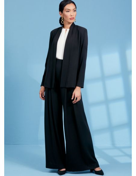Patron Vogue 1620 A5 - Veste, haut et pantalon polyvalents