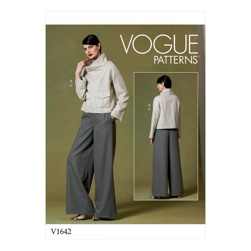 Patron Vogue 1642 Y - Ensemble Plissé et Pantalon Confort