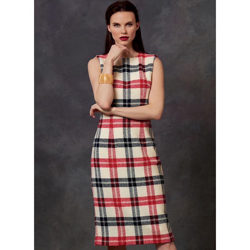 Patron Vogue 1643 A5 - Ensemble boutonné et jupe plissé