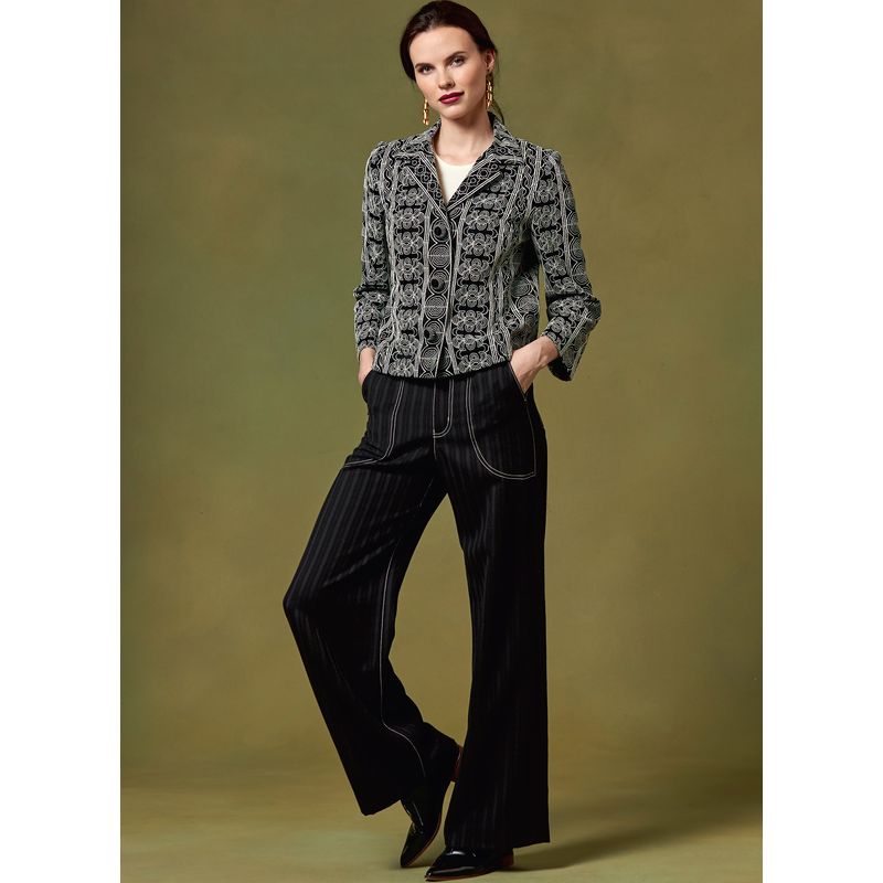 Patron Vogue 1644 A5 - Ensemble veste et pantalon