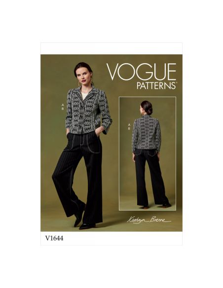 Patron Vogue 1644 E5 - Ensemble veste et pantalon