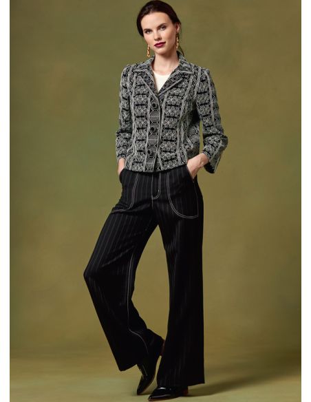 Patron Vogue 1644 E5 - Ensemble veste et pantalon