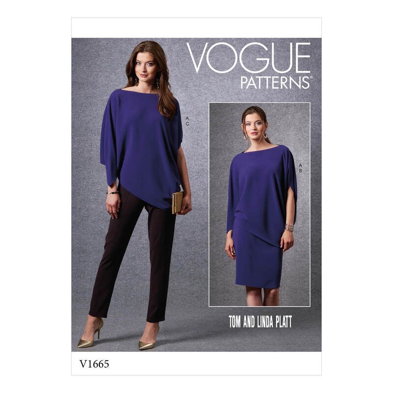 Patron Vogue 1665 A5 - Haut, Jupe et Pantalon Femme