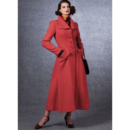 Patron Vogue 1669 E5 -Manteau Femme Doublé 2