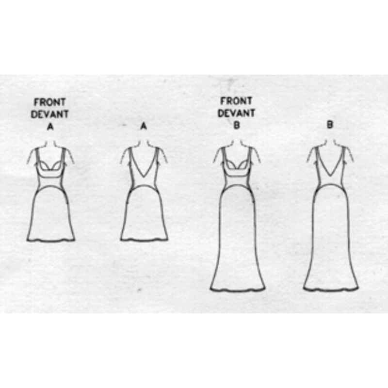 Patron Vogue 1806 F5 - Combinaison corsage cintré avec bas évasé