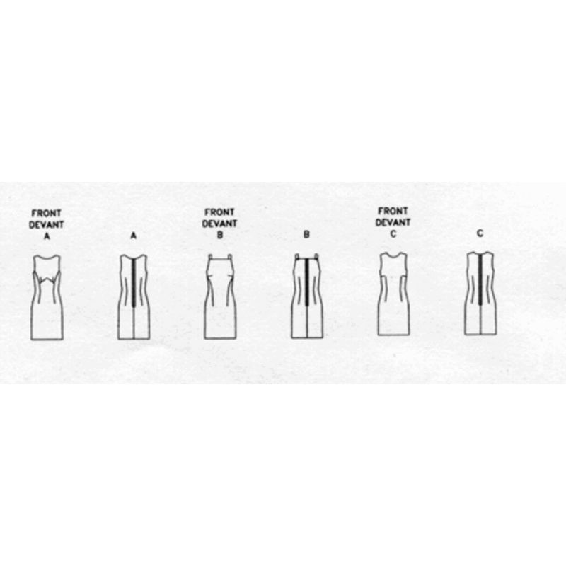 Patron Vogue 1809 ZZ - Top femme cintré avec empiècement épaule et pinces de cintrage