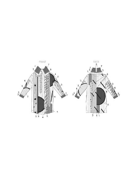 Patron Vogue 1816 A - Manteau femme oversized et réversible