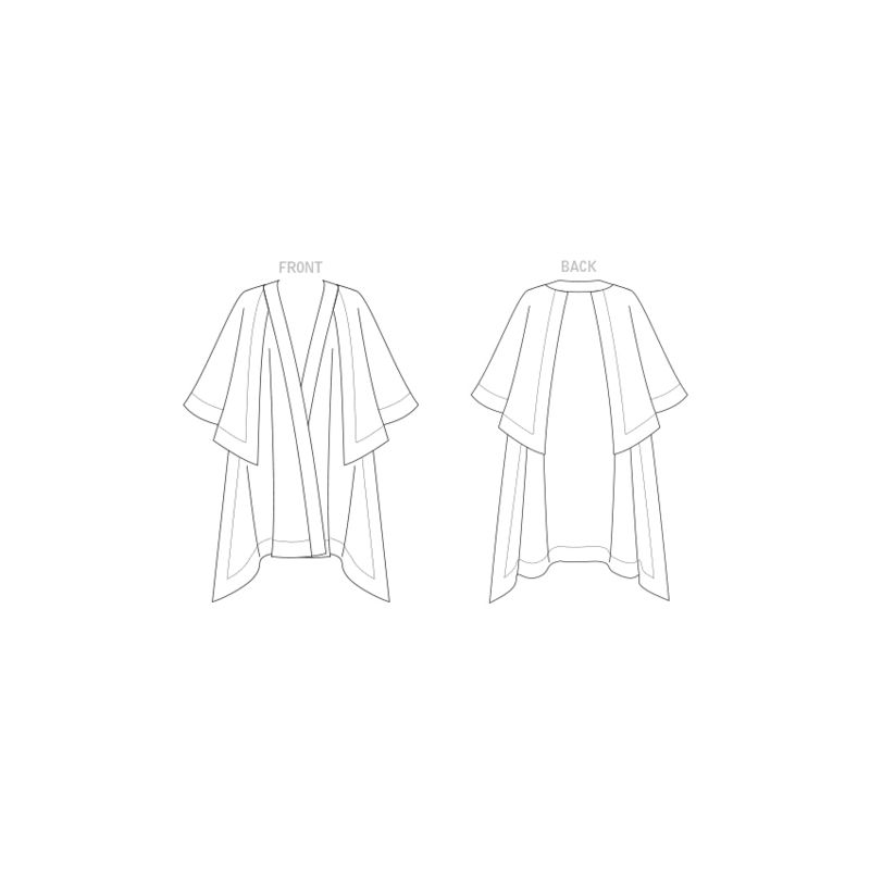 Patron Vogue 1818 A - Cape femme