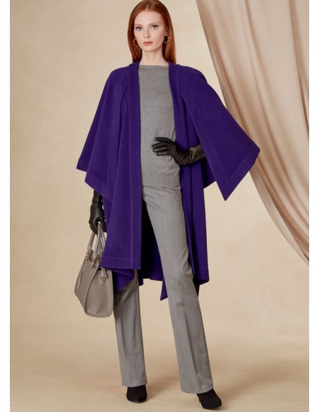 Patron Vogue 1818 A - Cape femme